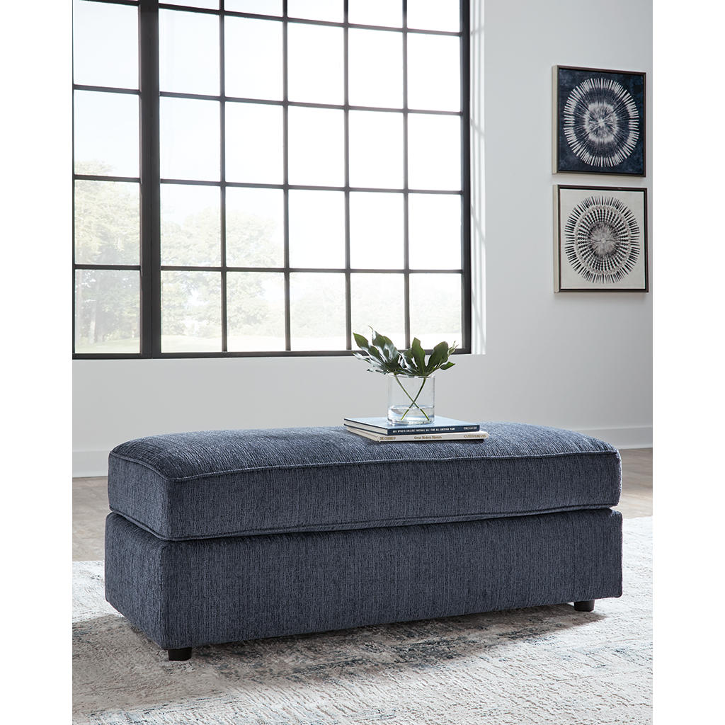 Albar Place Oversized Ottoman — 43 Inches of Cobalt Signature Design by Ashley® Living Room