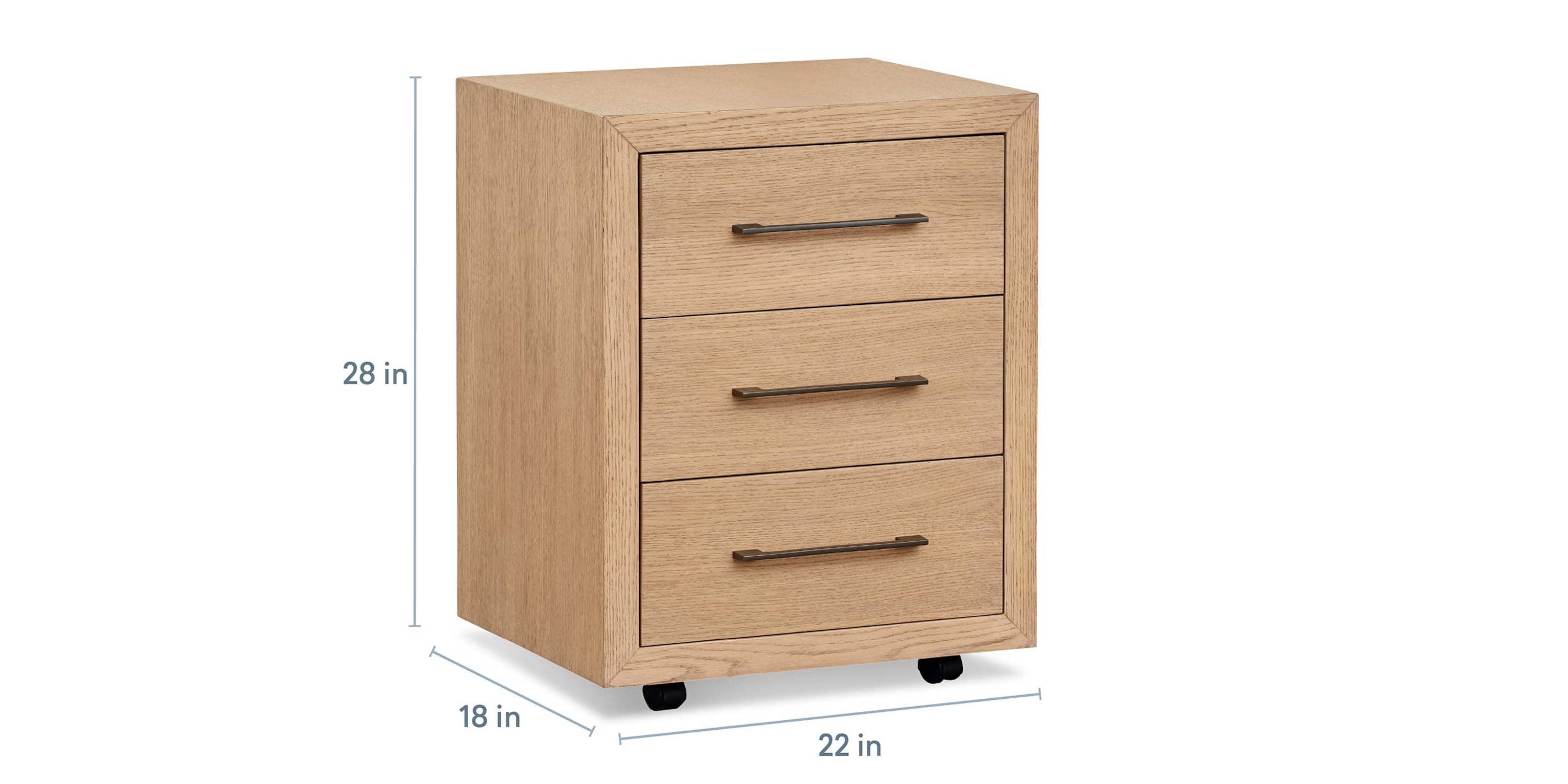 HomeWork 3 Drawer Chest Bassett