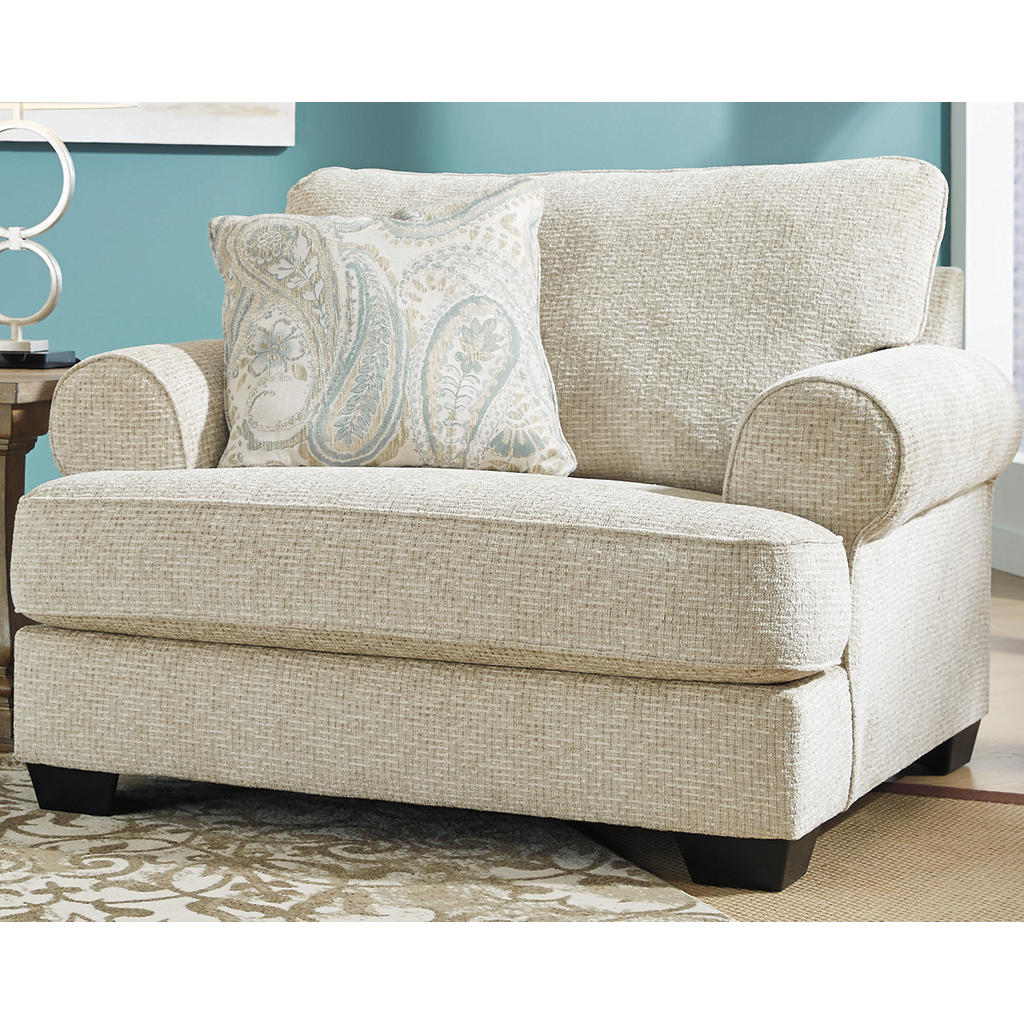 Monaghan Oversized Chair — Sandstone Plush, 53 Inches Signature Design by Ashley® Living Room