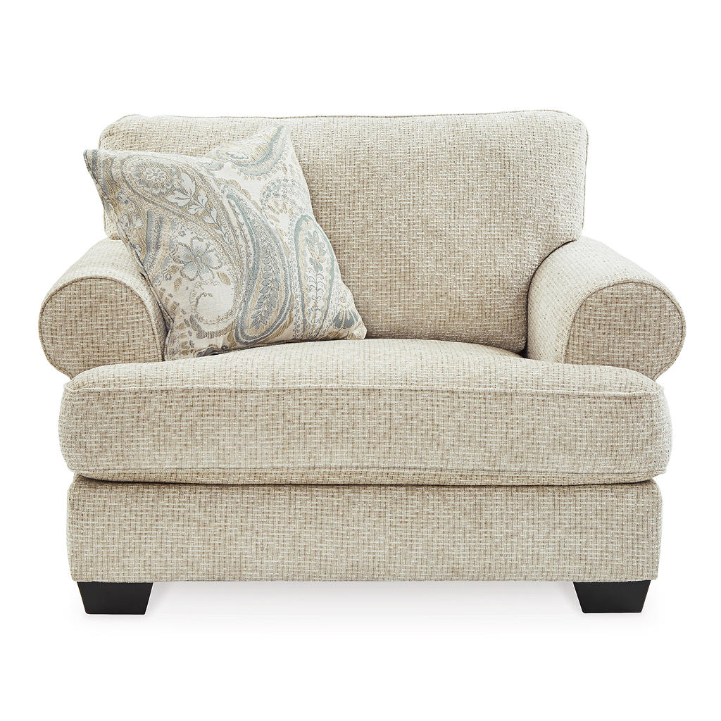 Monaghan Oversized Chair — Sandstone Plush, 53 Inches Signature Design by Ashley® Living Room