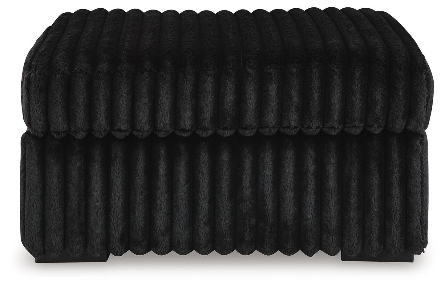 Midnight-Madness Sofa and Oversized Ottoman