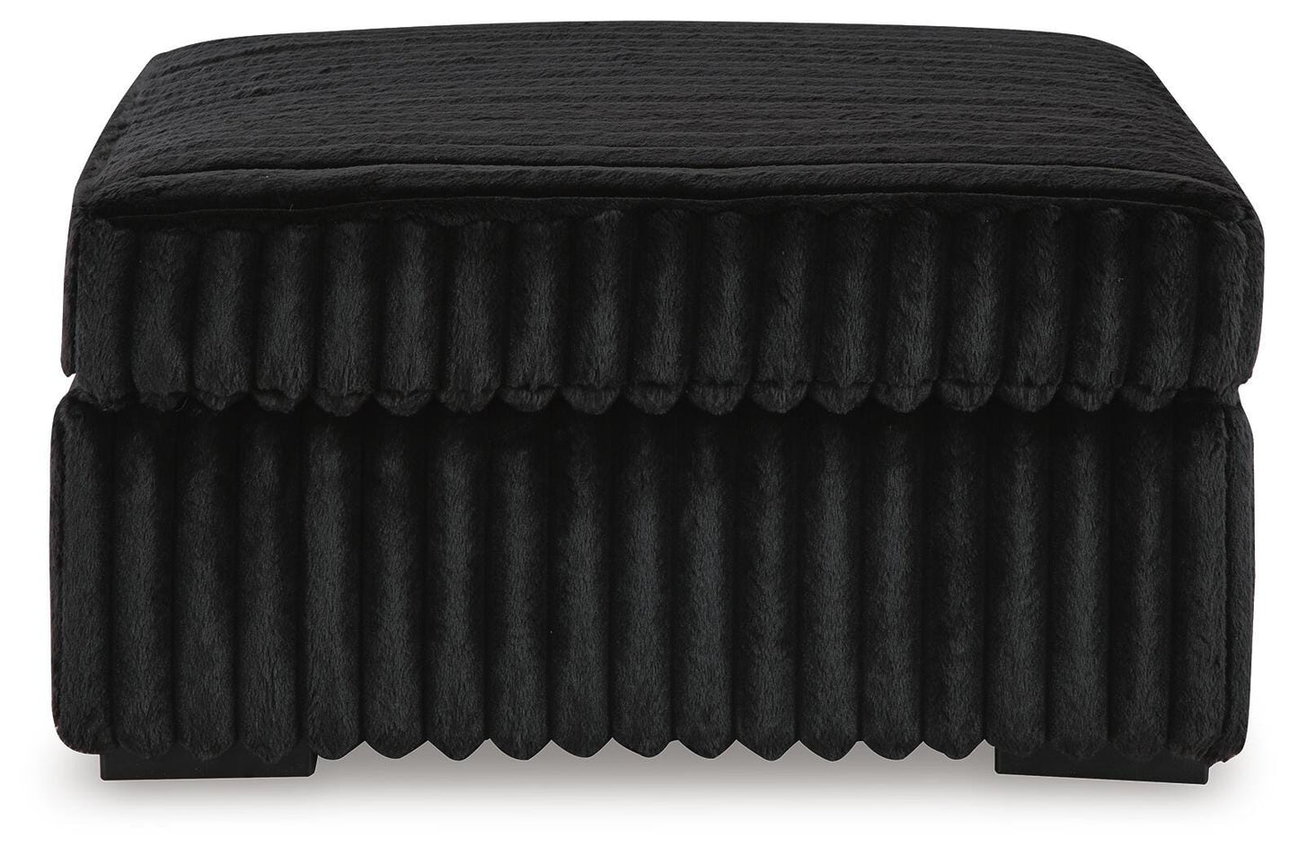 Midnight-Madness Sofa and Oversized Ottoman