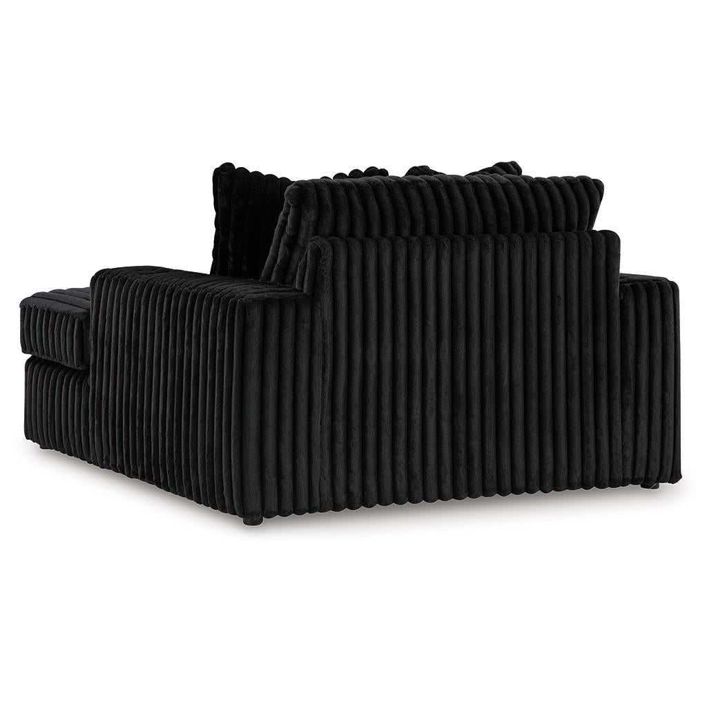 Midnight-Madness 3-Piece Sectional, Chaise and Oversized Accent Ottoman Signature Design by Ashley® Uncategorized