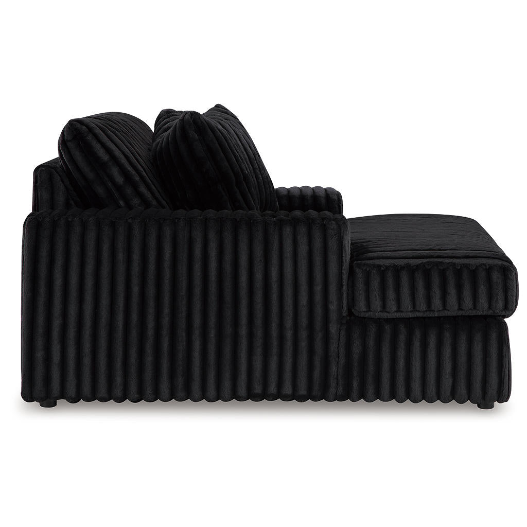 Midnight-Madness Oversized Chaise and Oversized Accent Ottoman Signature Design by Ashley® Uncategorized