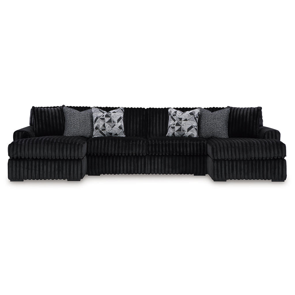Midnight-Madness 3-Piece Sectional with Chaise Signature Design by Ashley® Living Room