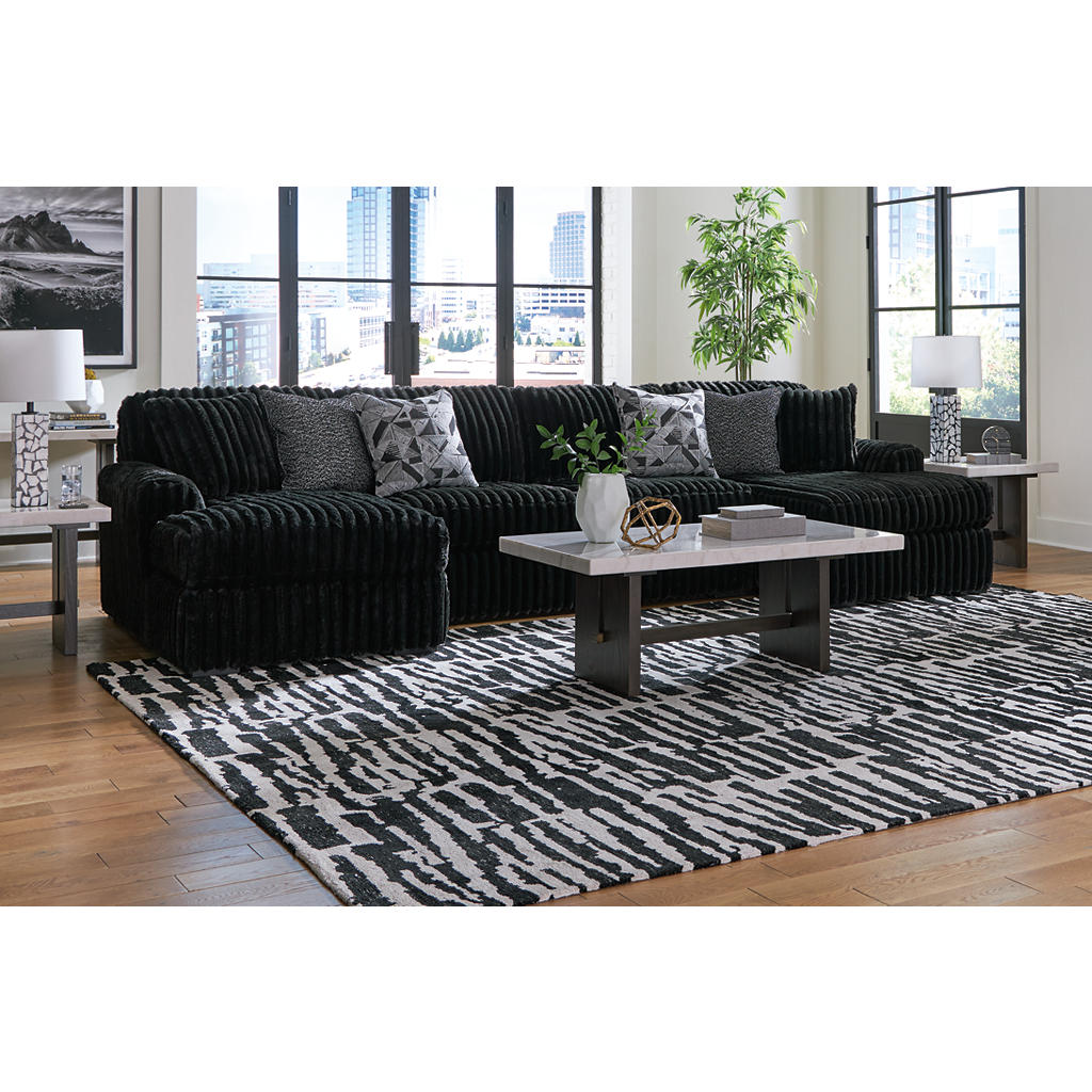 Midnight-Madness 3-Piece Sectional with Chaise Signature Design by Ashley® Living Room