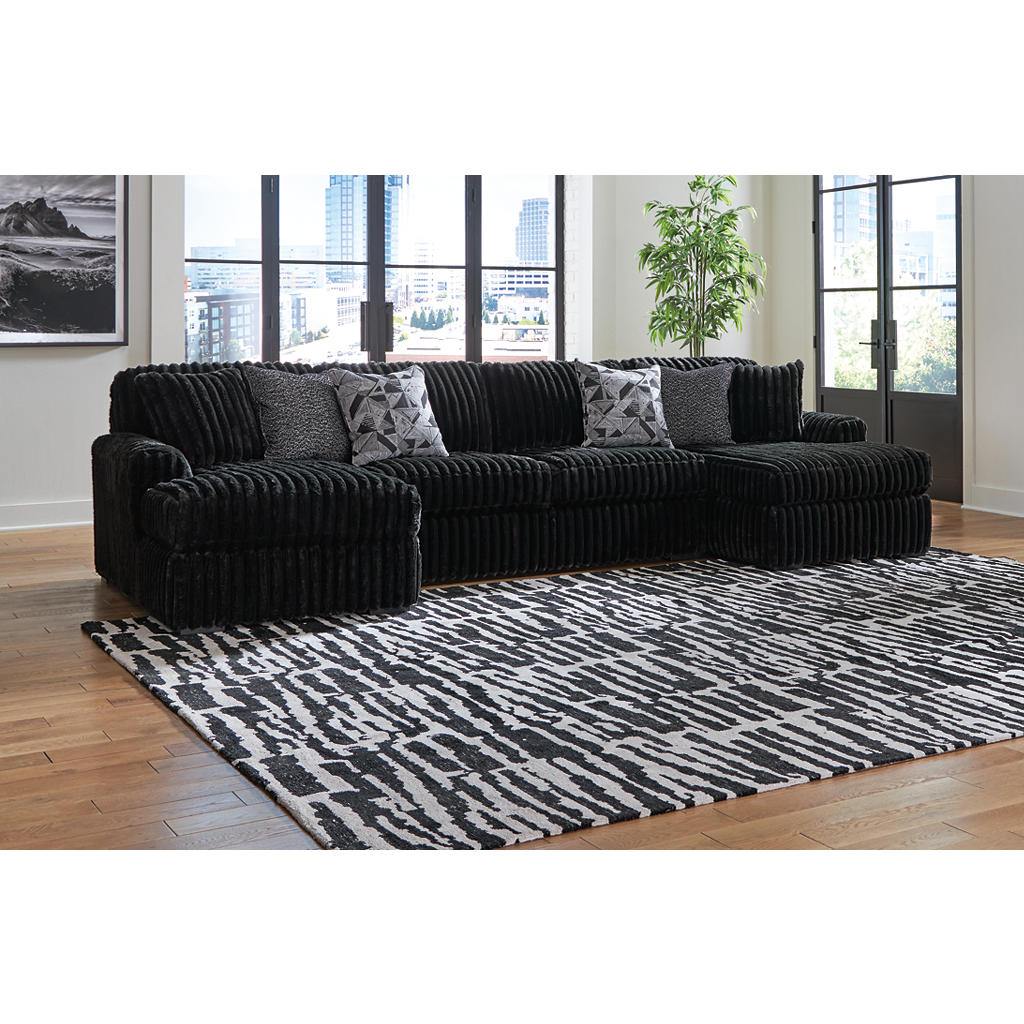 Midnight-Madness 3-Piece Sectional with Chaise Signature Design by Ashley® Living Room
