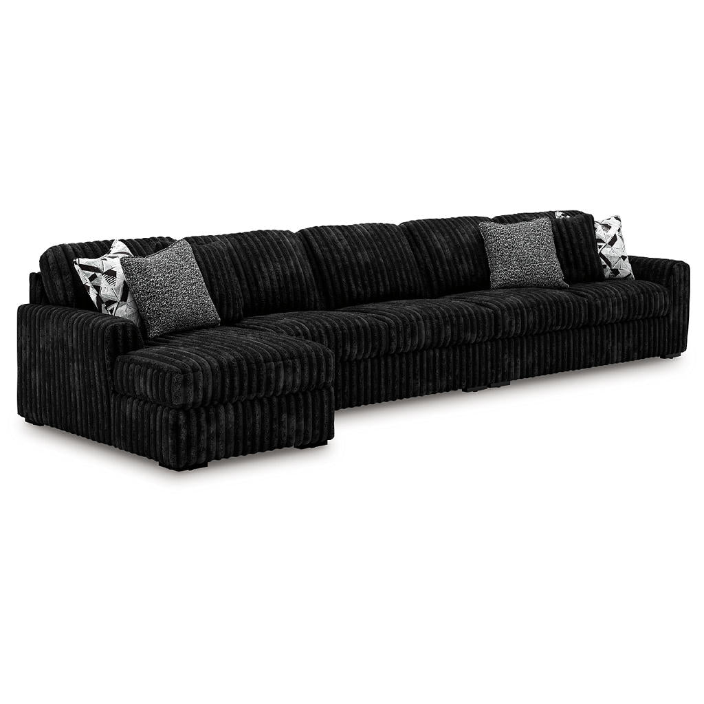 Midnight-Madness 3-Piece Sectional with Chaise Signature Design by Ashley® Living Room