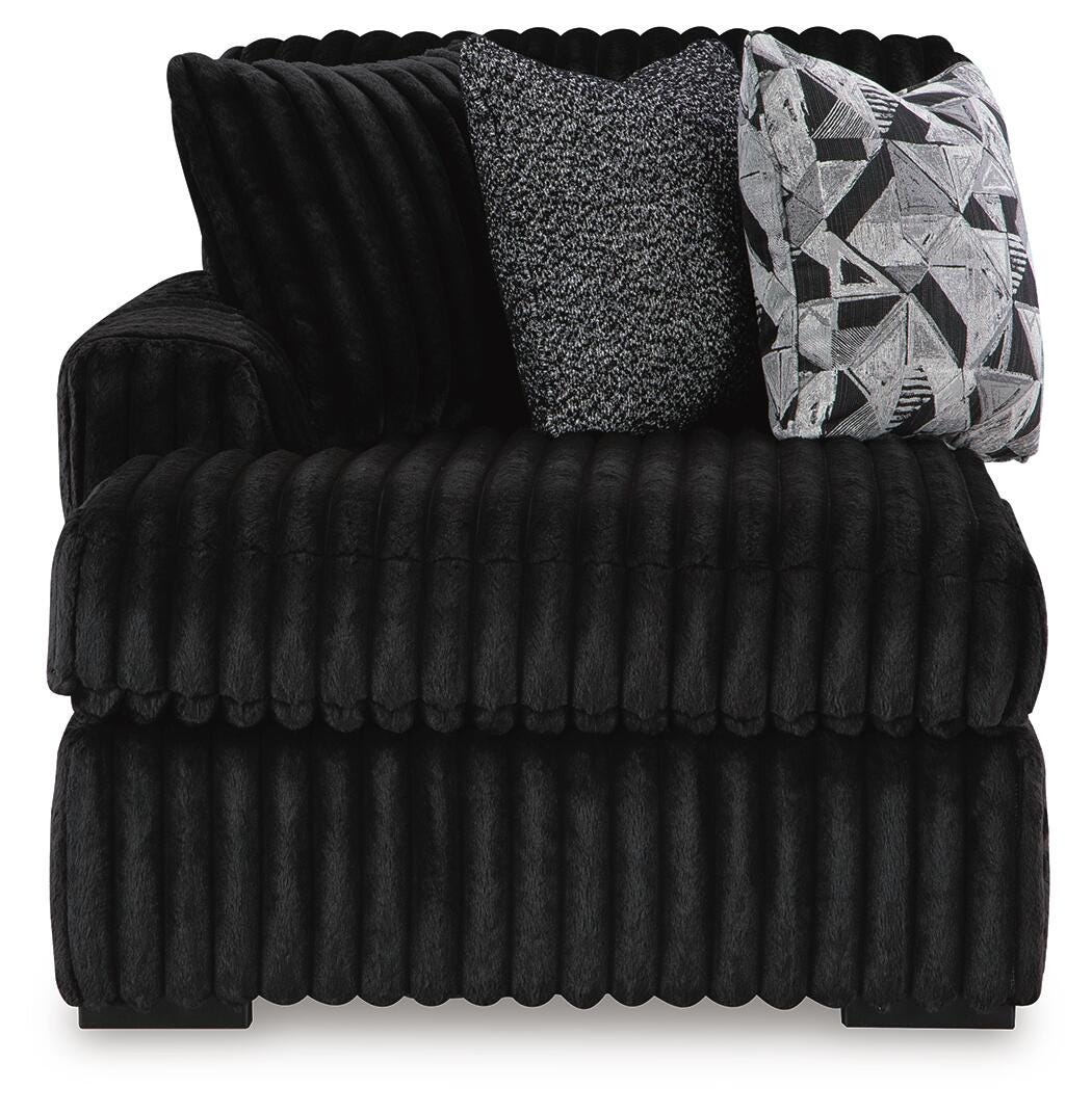 Midnight-Madness 2-Pc Sectional and Ottoman — Chaise Left (98103) Signature Design by Ashley® Living Room