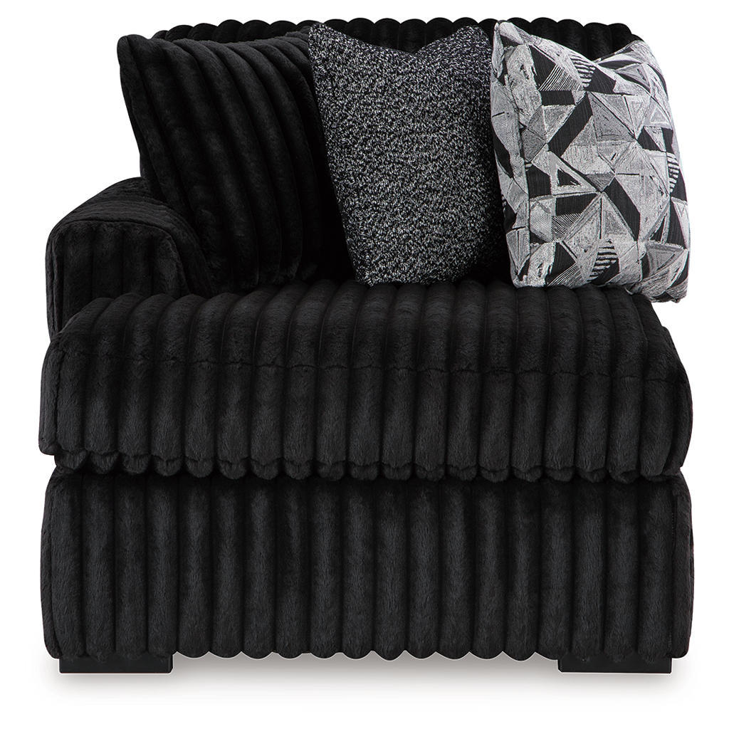 Midnight-Madness 4-Piece Sectional and Ottoman Signature Design by Ashley® Uncategorized