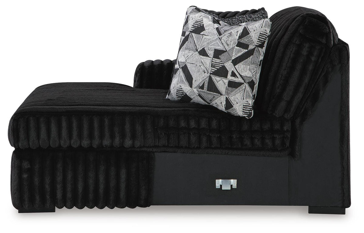 Midnight-Madness 2-Pc Sectional and Ottoman — Chaise Left (98103) Signature Design by Ashley® Living Room