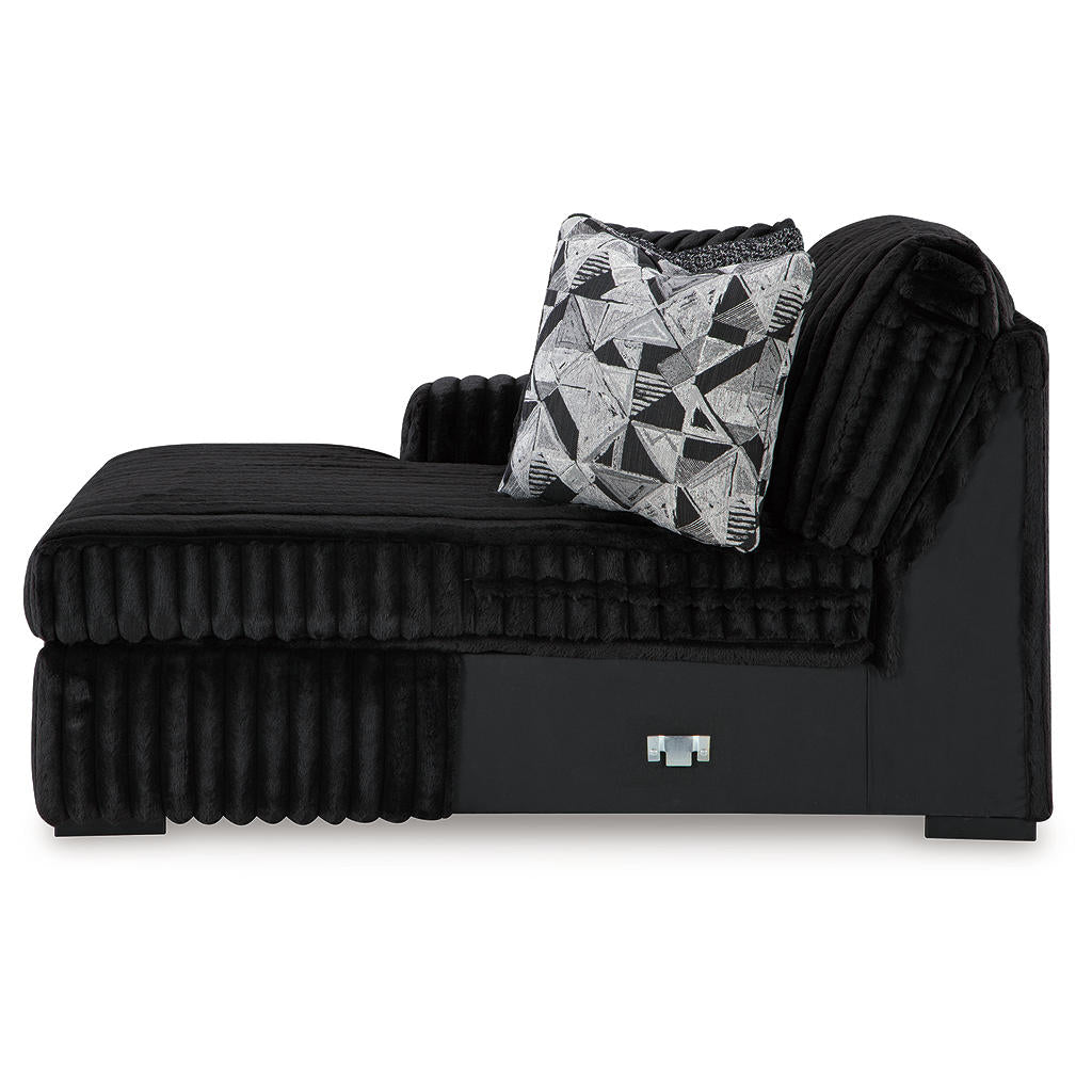 Midnight-Madness 4-Piece Sectional and Ottoman Signature Design by Ashley® Uncategorized