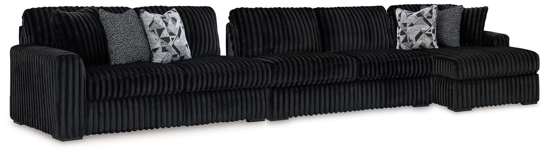 madness マッドネス Midnight-Madness 4-Piece Sectional with Chaise – Kensington