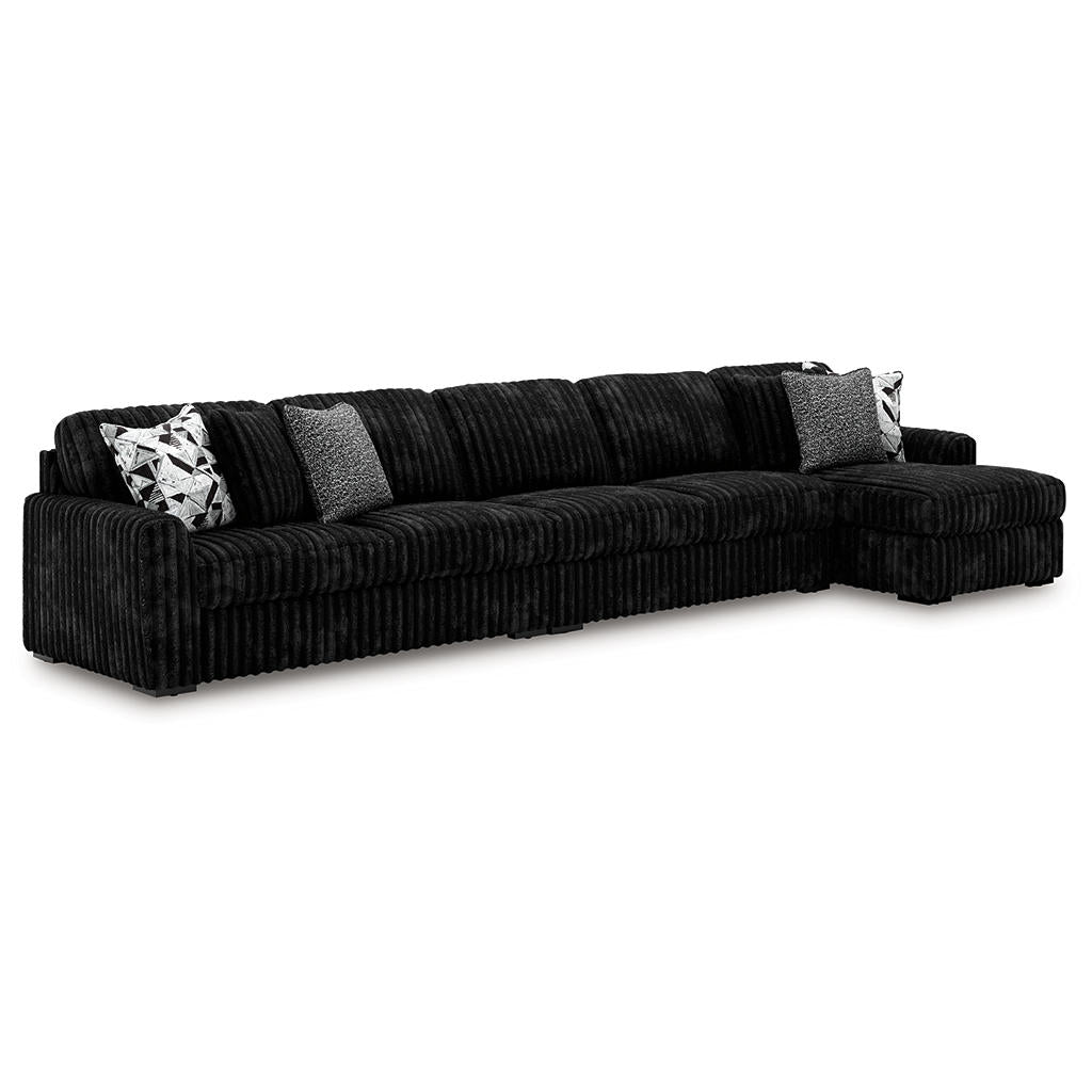 Midnight-Madness 3-Piece Sectional with Chaise Signature Design by Ashley® Living Room
