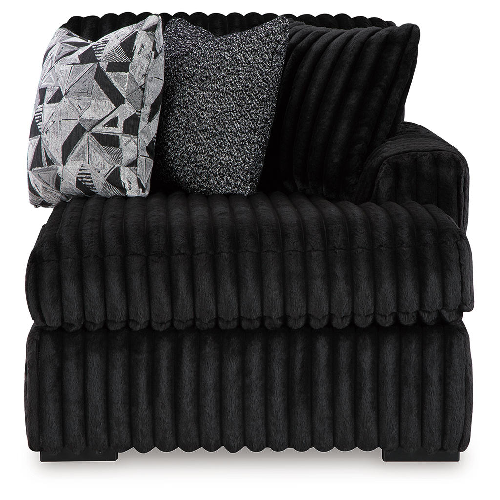 Midnight-Madness 3-Piece Sectional with Double Chaise and Ottoman Signature Design by Ashley® Uncategorized