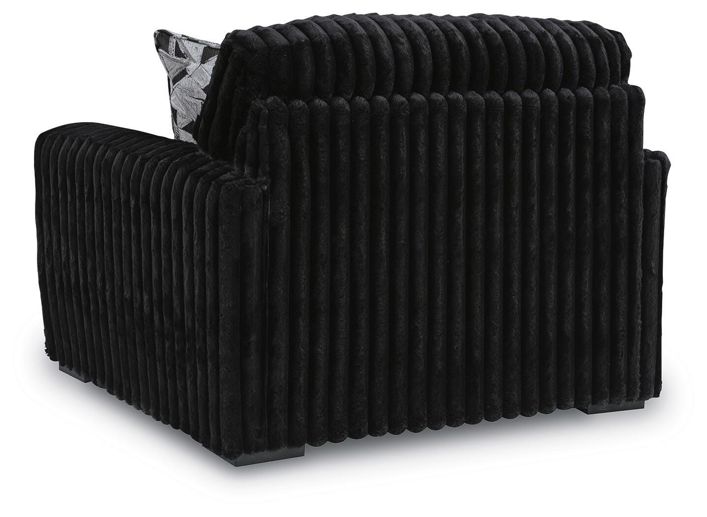 Midnight-Madness Oversized Chair and Ottoman (98103 Colorway) Signature Design by Ashley® Living Room