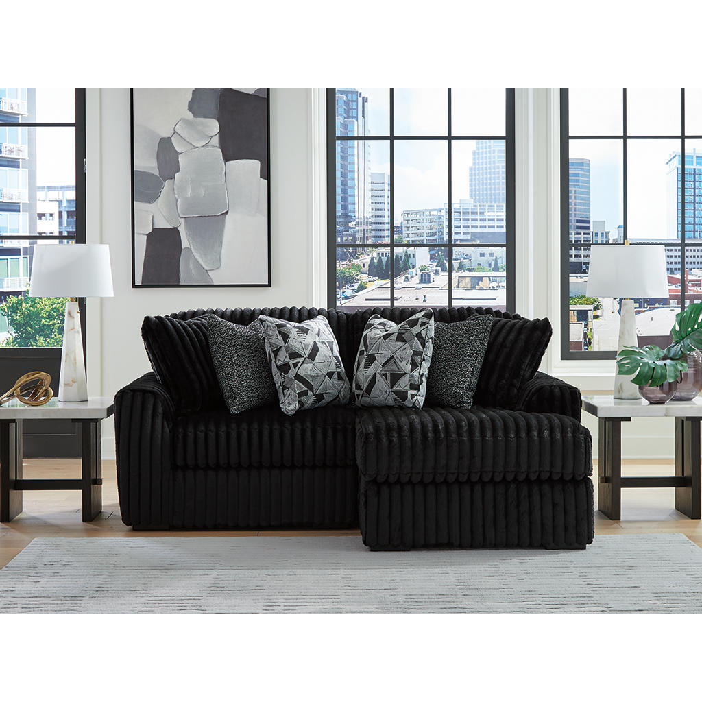 Midnight-Madness 2-Piece Sectional with Chaise Signature Design by Ashley® Living Room