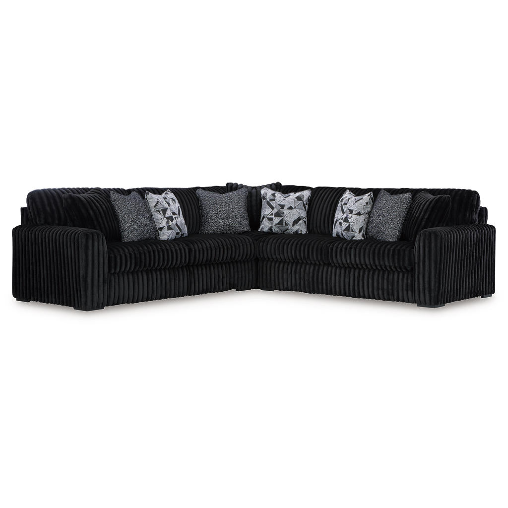 Midnight-Madness 3-Piece Sectional Signature Design by Ashley® Living Room