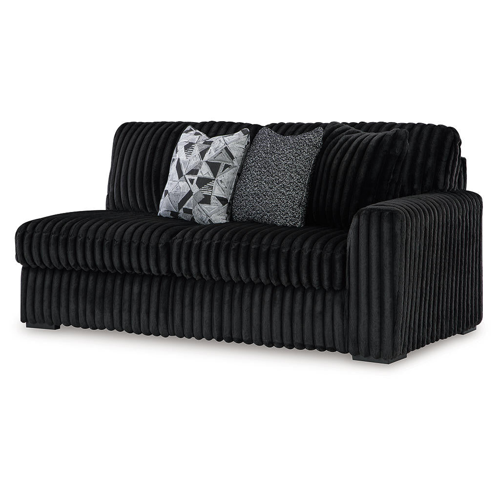 Midnight-Madness 3-Piece Sectional, Chaise and Oversized Accent Ottoman Signature Design by Ashley® Uncategorized