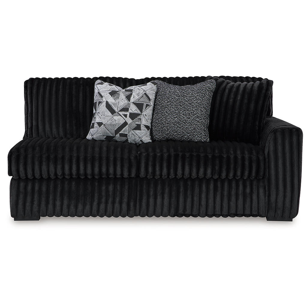 Midnight-Madness 3-Piece Sectional, Chaise and Oversized Accent Ottoman Signature Design by Ashley® Uncategorized