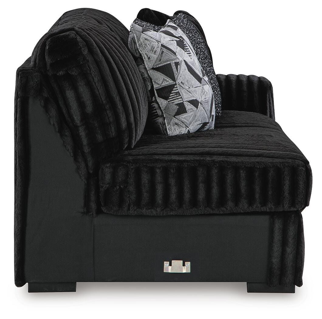 Midnight-Madness 2-Pc Sectional and Ottoman — Chaise Left (98103) Signature Design by Ashley® Living Room