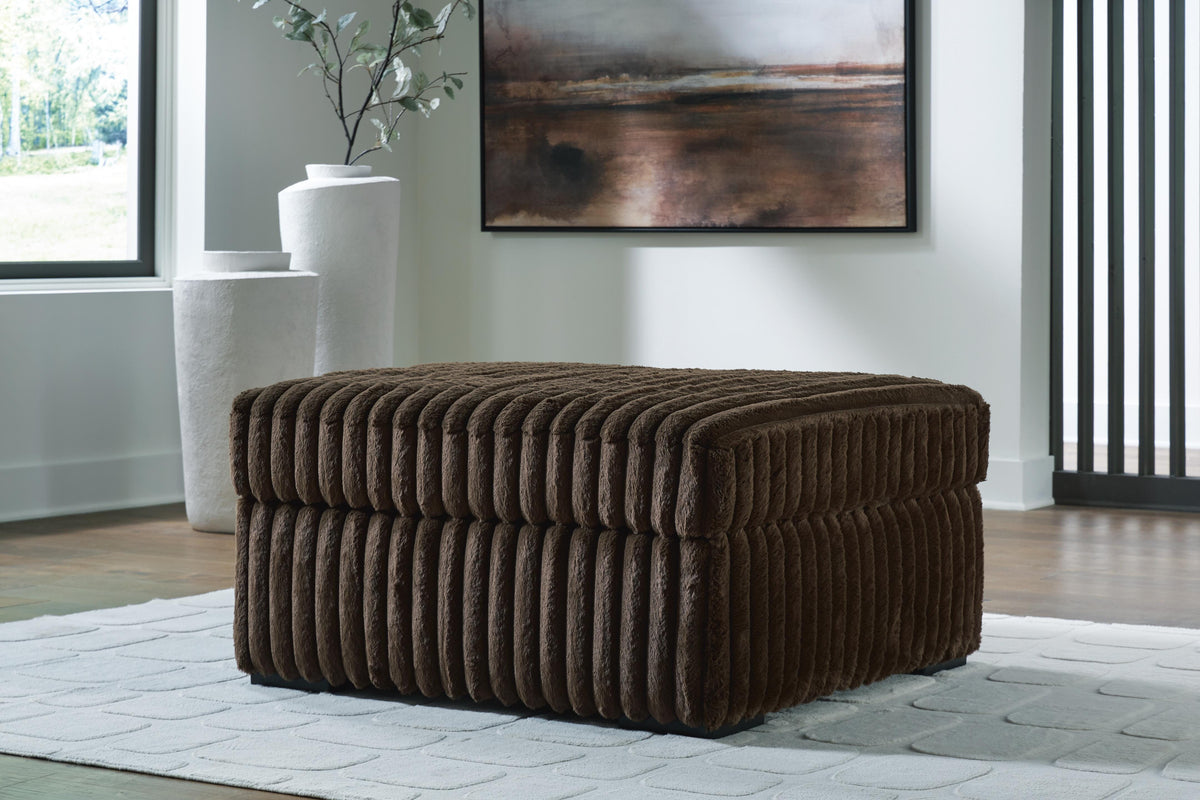 Midnight-Madness 2-Pc Sectional and Ottoman — Chaise Right (98104) Signature Design by Ashley® Living Room