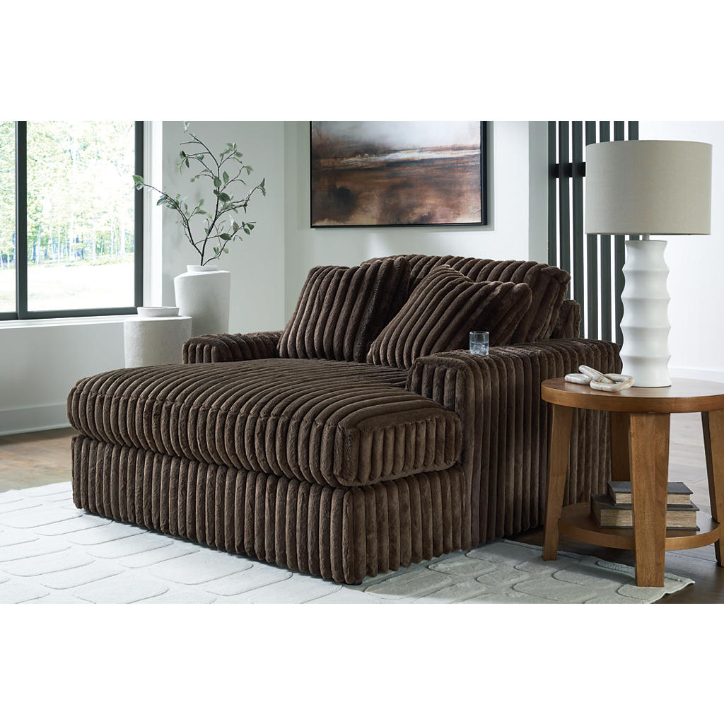 Midnight-Madness Loveseat, Oversized Chaise and Ottoman Signature Design by Ashley® Uncategorized