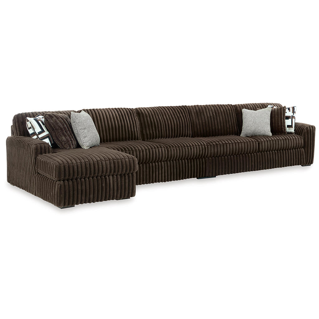 Midnight-Madness 3-Piece Sectional with Chaise Signature Design by Ashley® Living Room