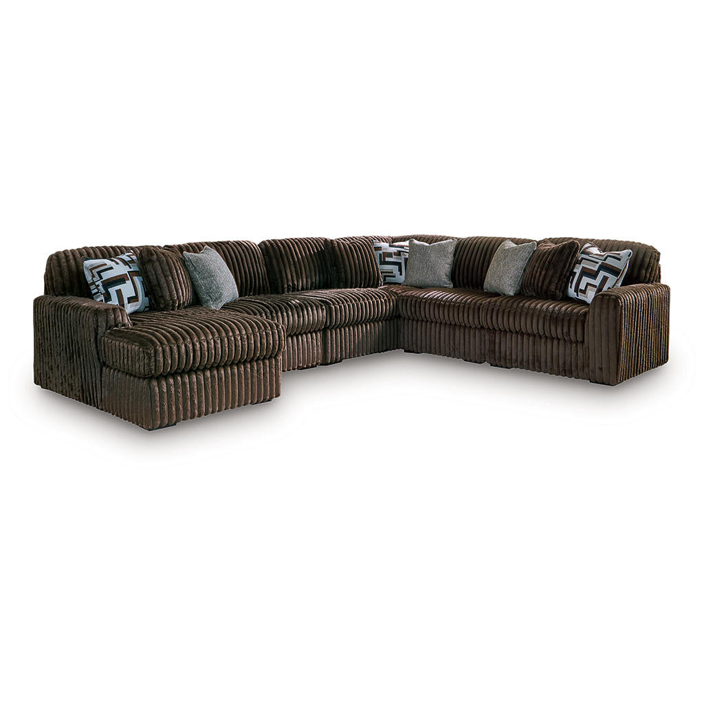Midnight-Madness 6-Piece Sectional with Chaise Signature Design by Ashley® Living Room