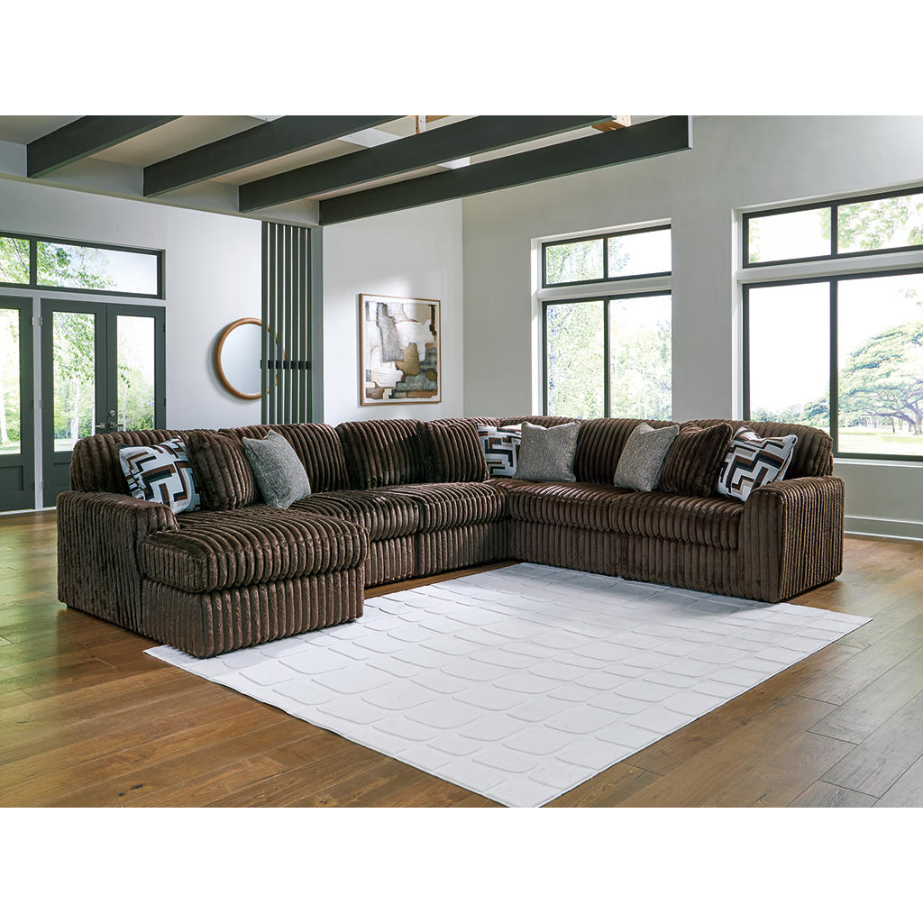 Midnight-Madness 6-Piece Sectional with Chaise Signature Design by Ashley® Living Room