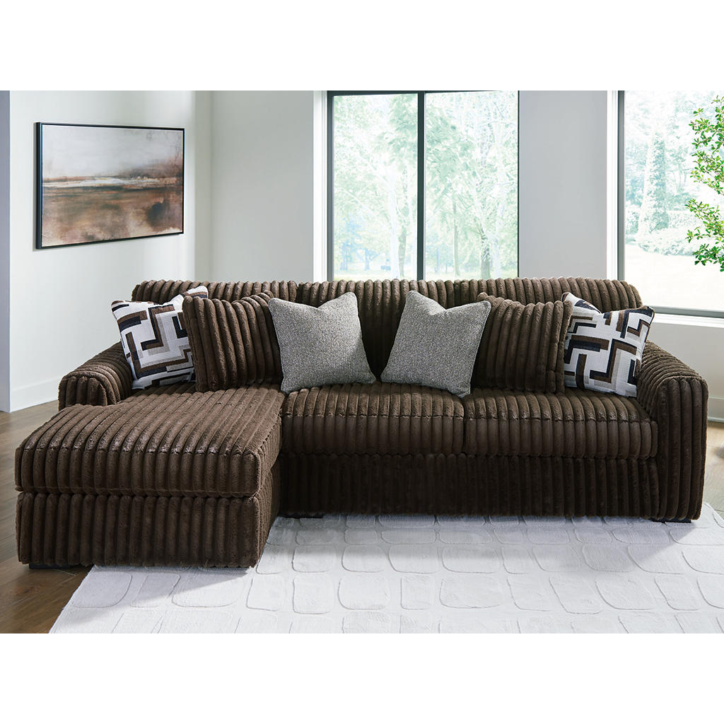 Midnight-Madness 2-Piece Sectional Sofa with Chaise Signature Design by Ashley® Living Room