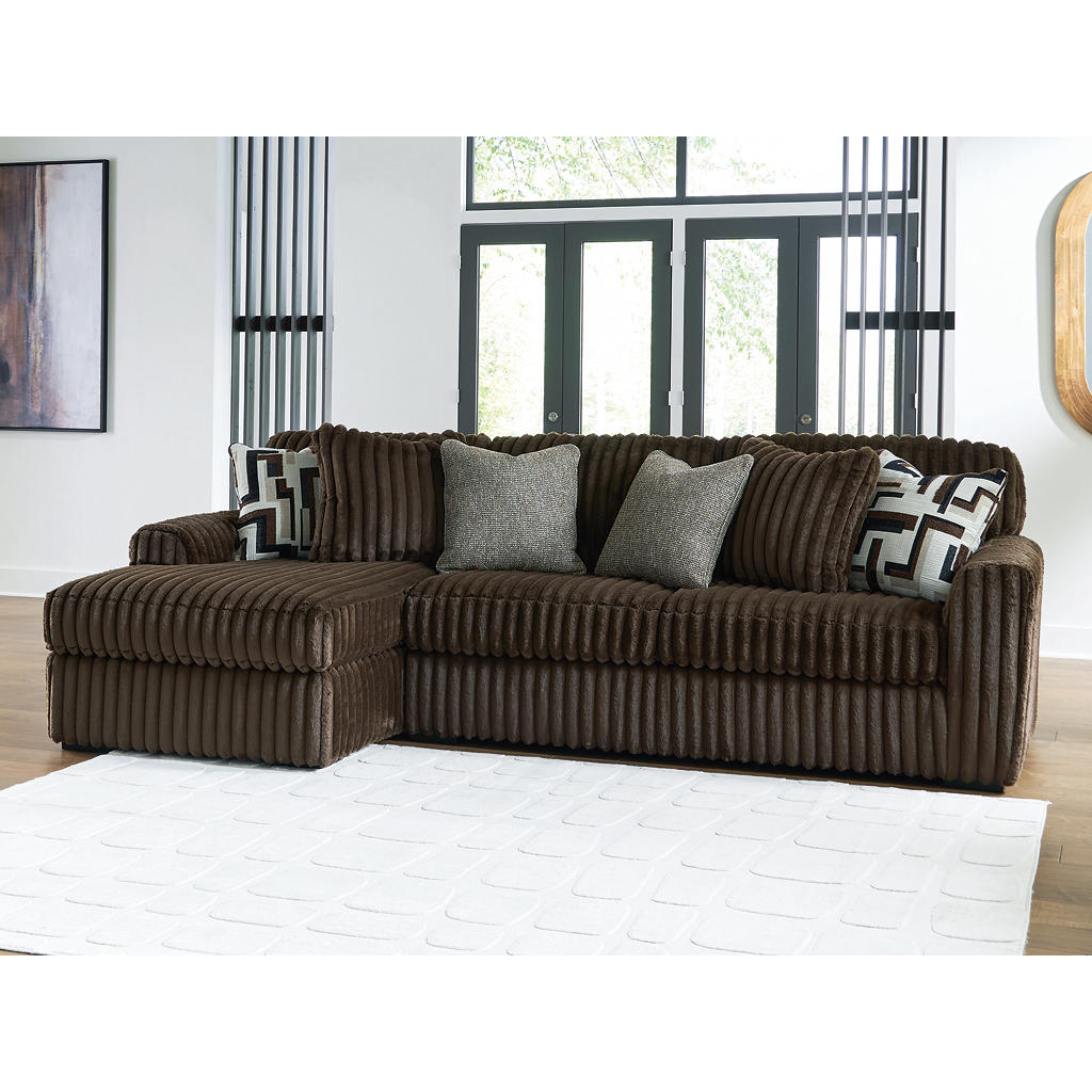 Midnight-Madness 2-Piece Sectional Sofa with Chaise Signature Design by Ashley® Living Room