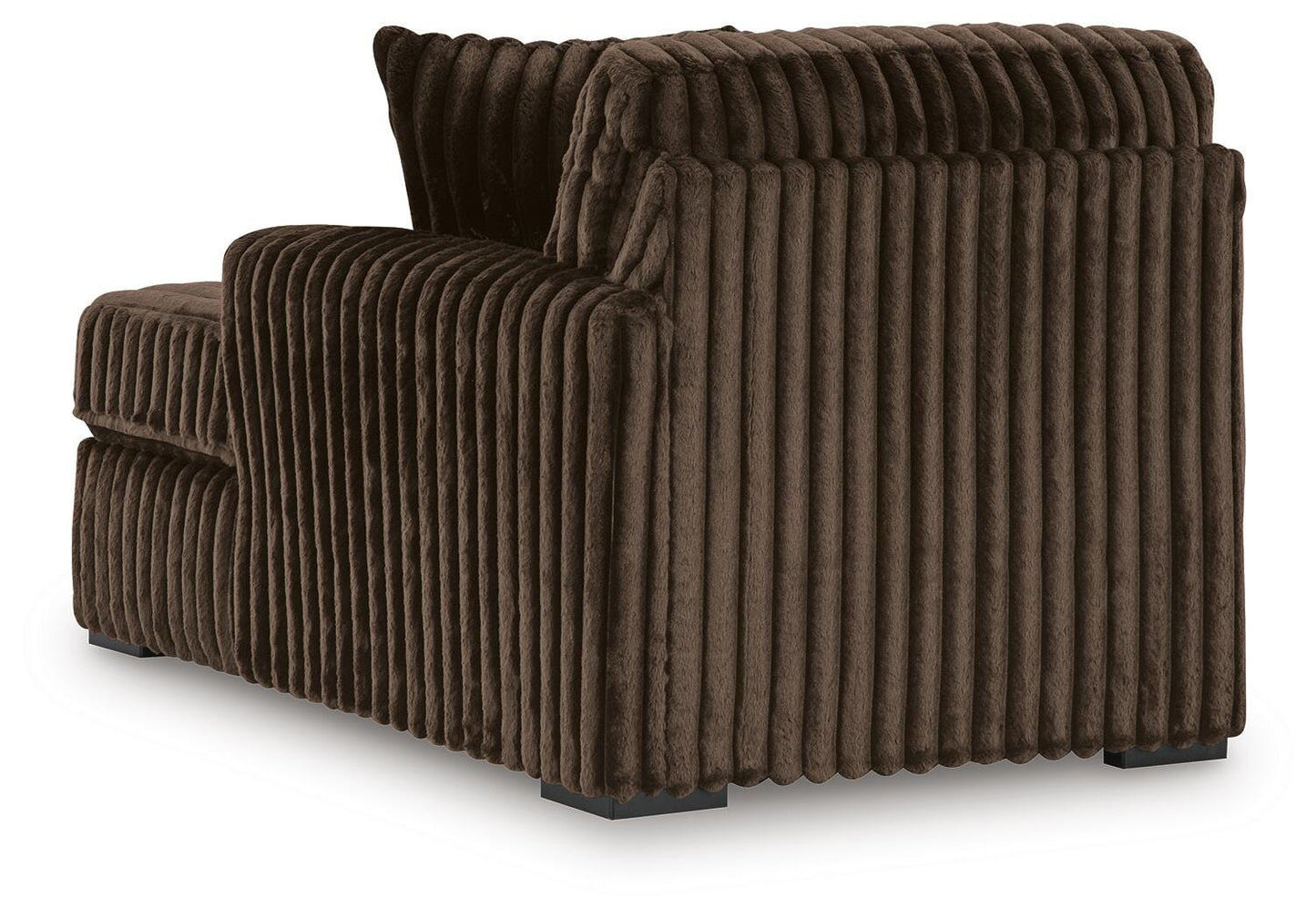 Midnight-Madness 3-Piece Double Chaise Sectional and Ottoman