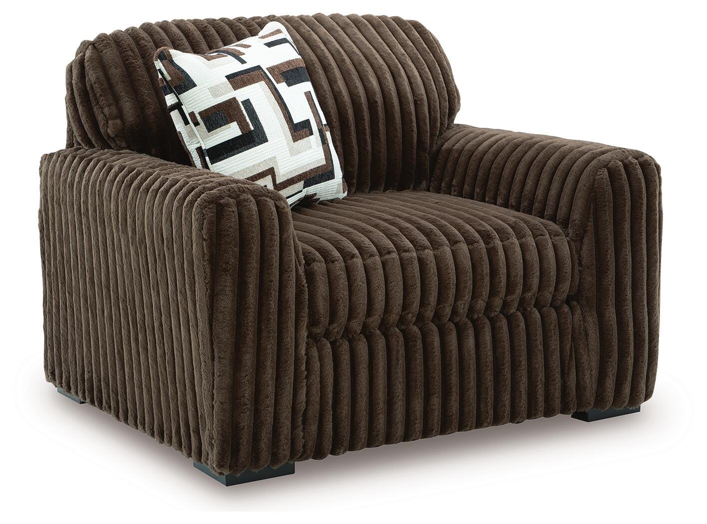 Midnight-Madness 4-Piece Sectional and Oversized Chair Signature Design by Ashley® Living Room