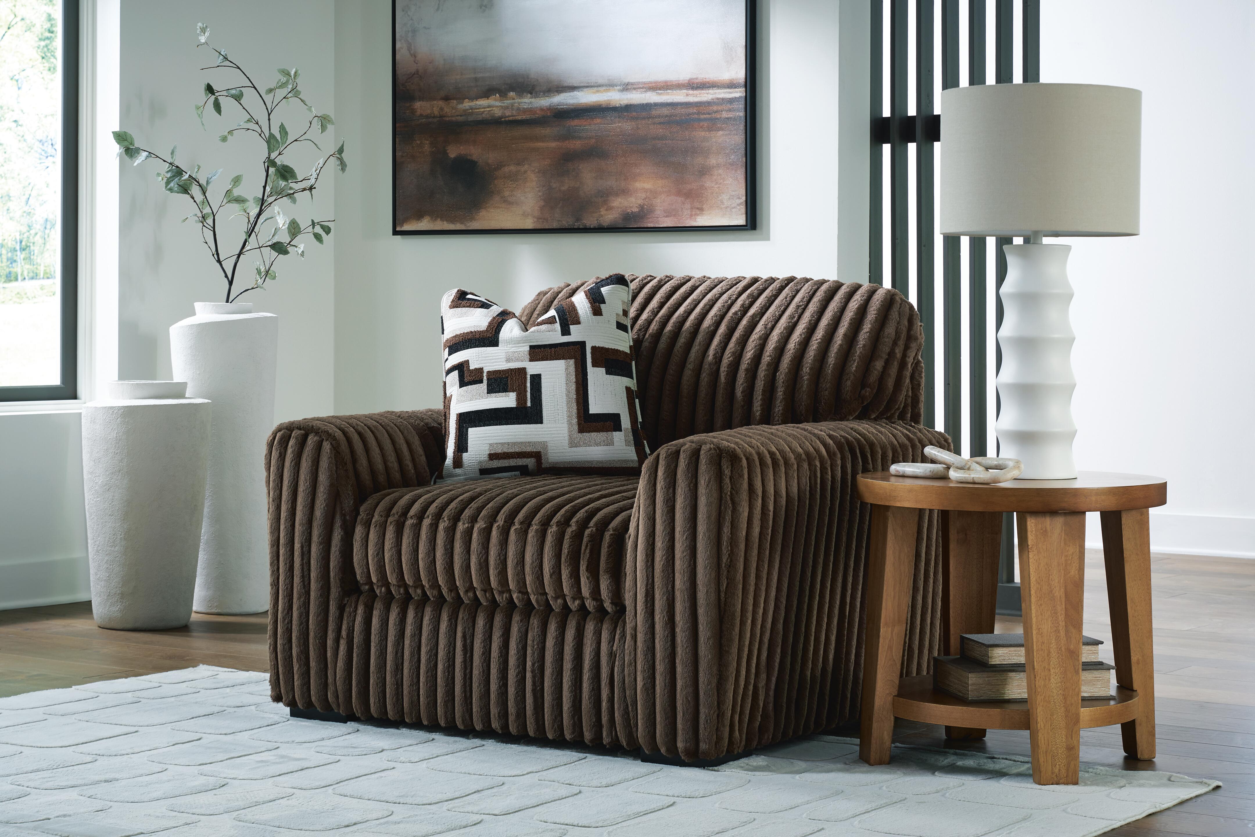 Midnight-Madness 4-Piece Sectional and Oversized Chair Signature Design by Ashley® Living Room