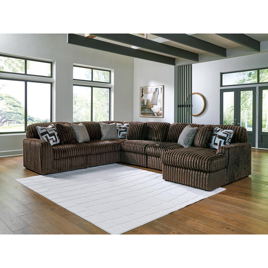 Midnight-Madness 6-Piece Sectional with Chaise Signature Design by Ashley® Living Room