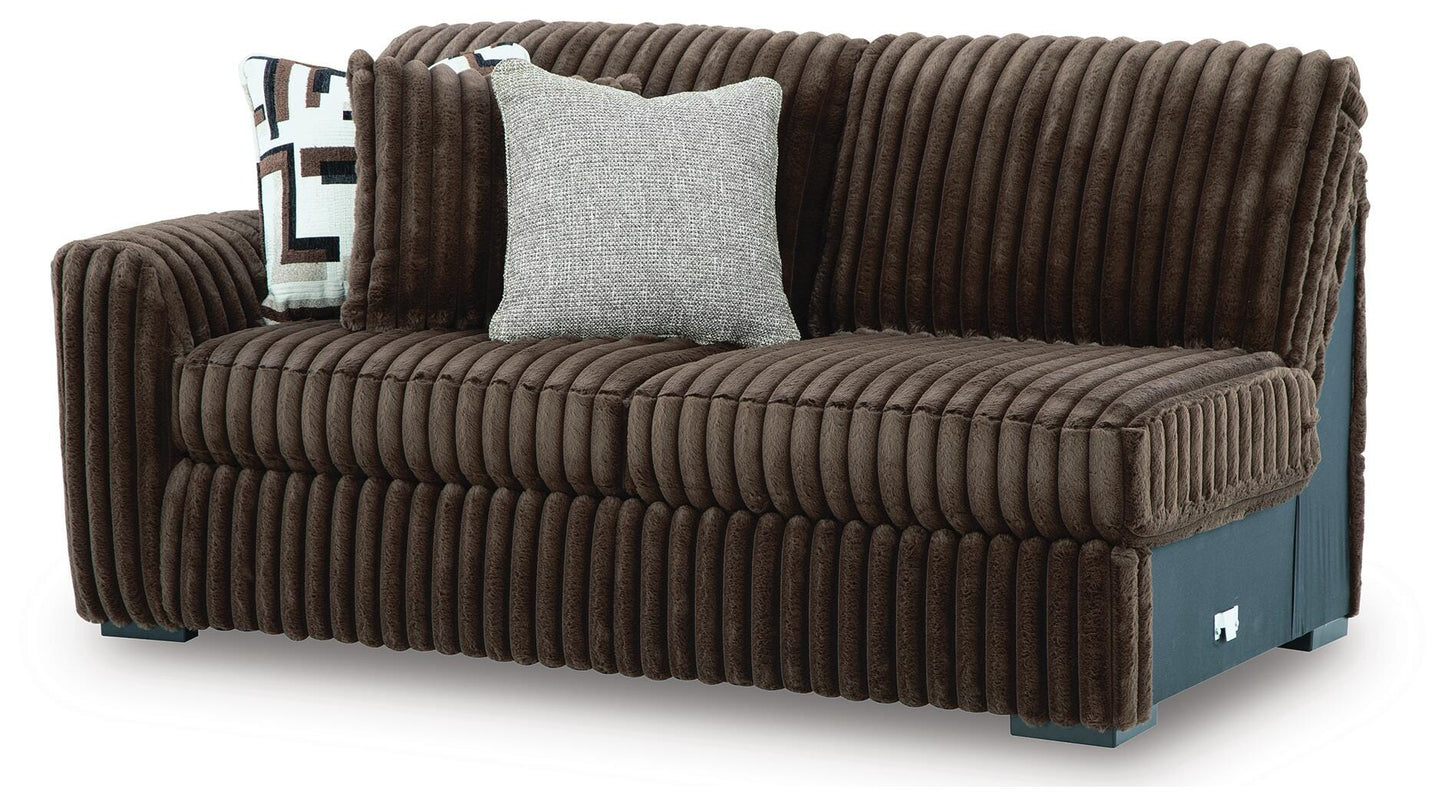 Midnight-Madness 4-Piece Sectional and Oversized Chair Signature Design by Ashley® Living Room