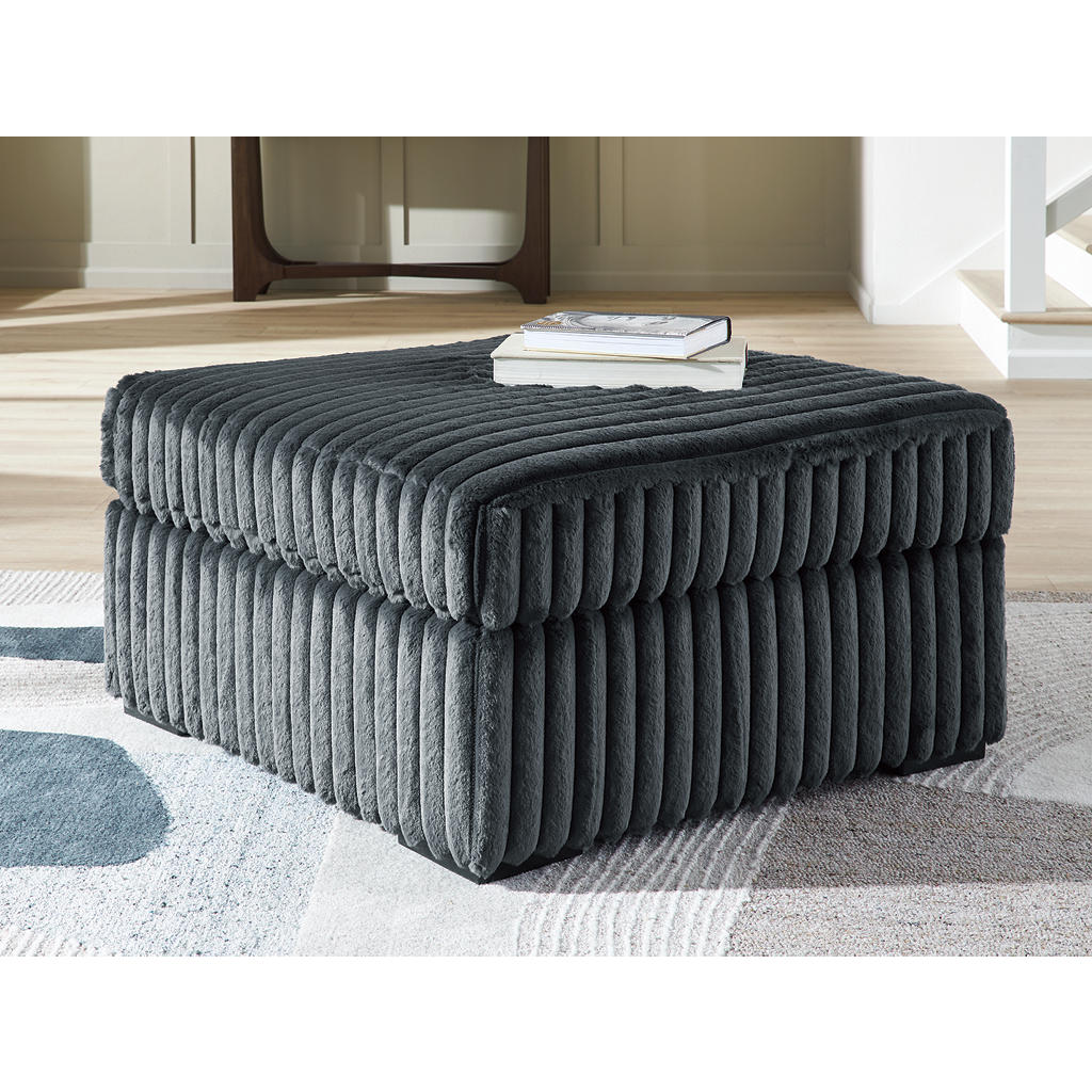 Midnight-Madness Oversized Accent Ottoman Signature Design by Ashley® Living Room