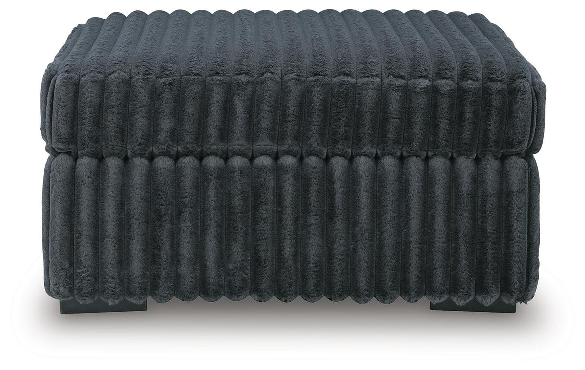 Midnight-Madness 4-Piece Sectional and Ottoman