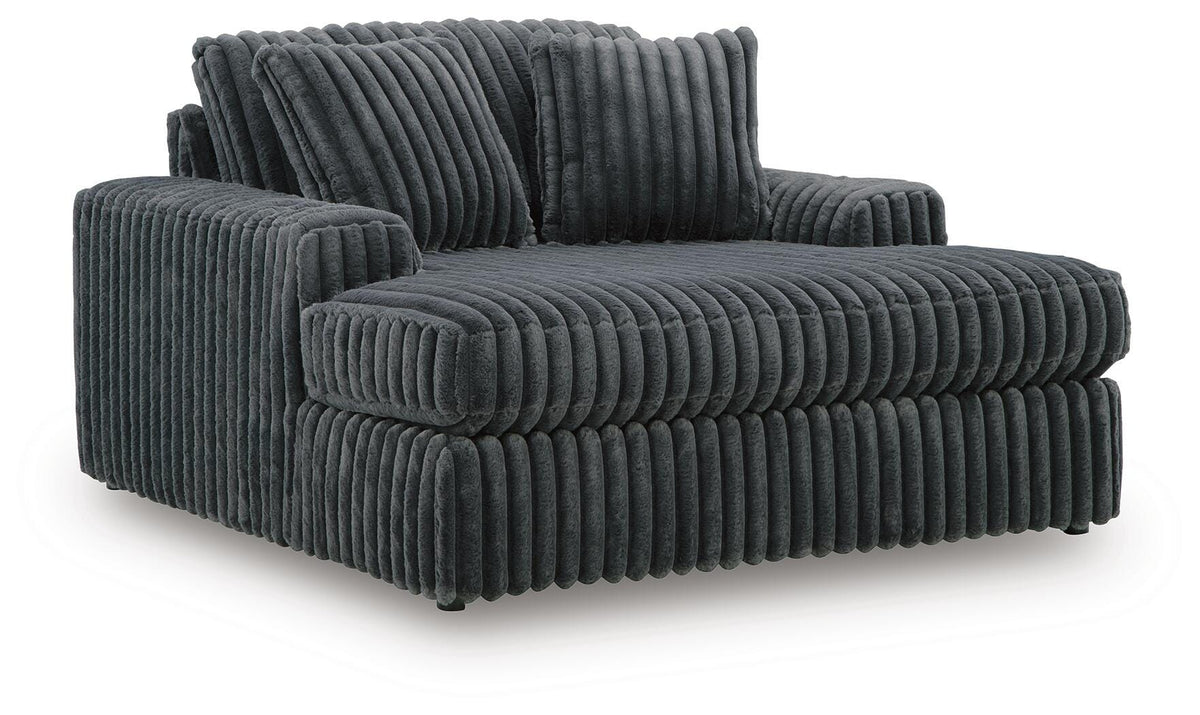 Midnight-Madness Sofa, Loveseat and Oversized Chaise — 3-Piece Signature Design by Ashley® Living Room