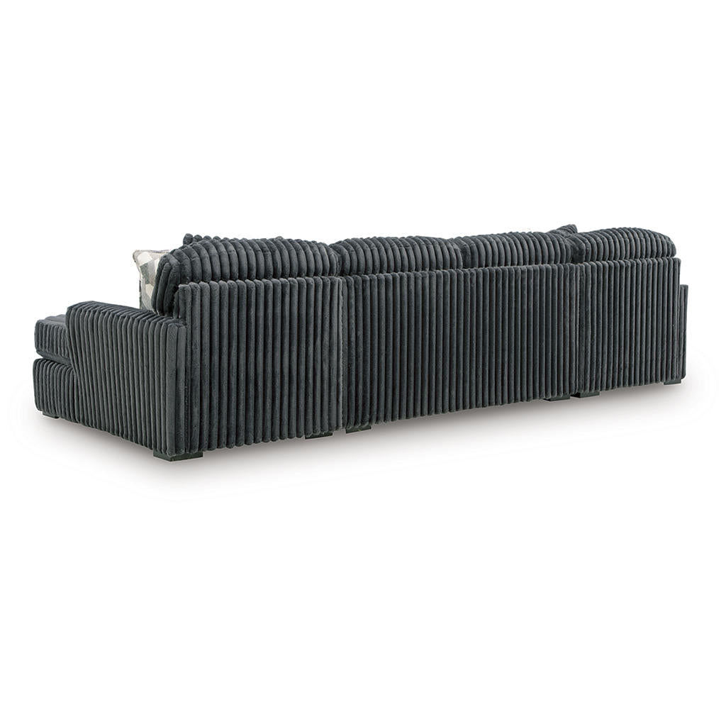 Midnight-Madness 3-Piece Double Chaise Sectional Signature Design by Ashley® Living Room