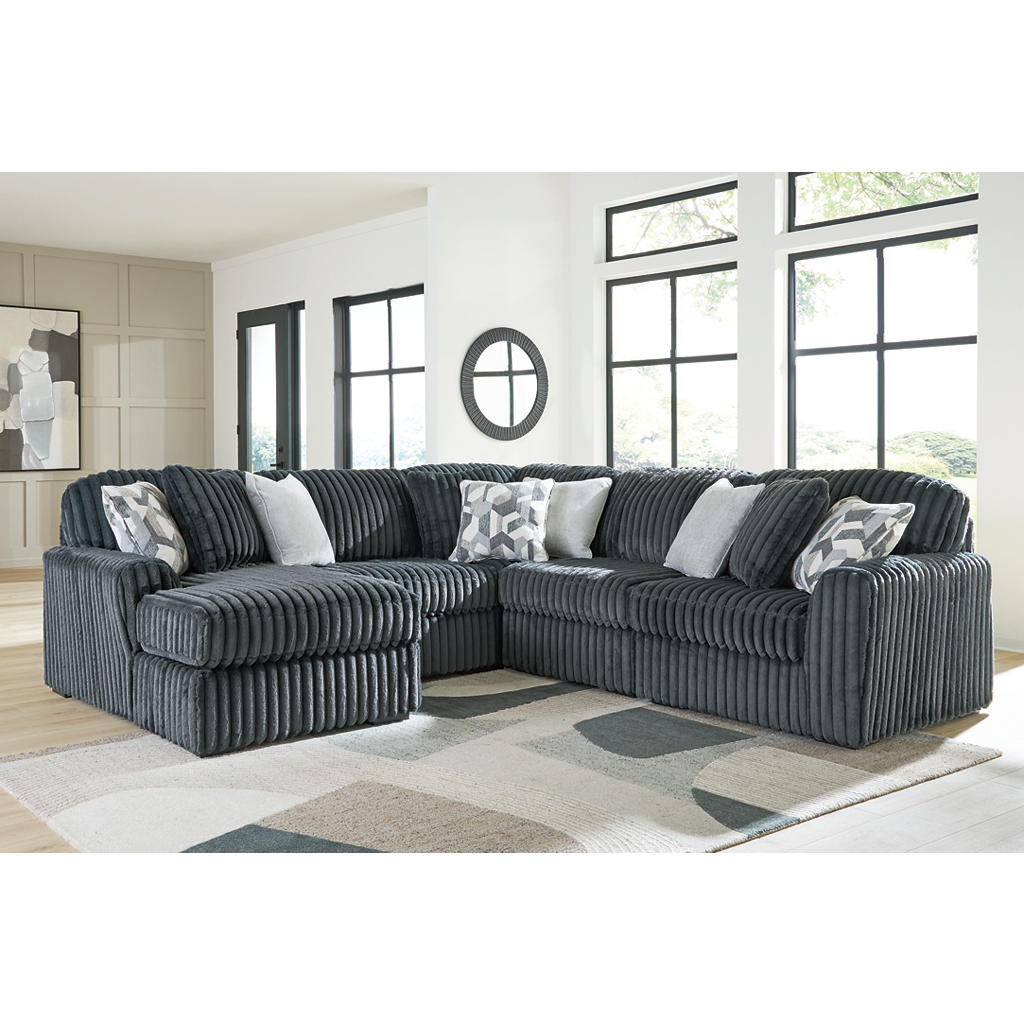 Midnight-Madness 5-Piece Sectional with Chaise Signature Design by Ashley® Living Room