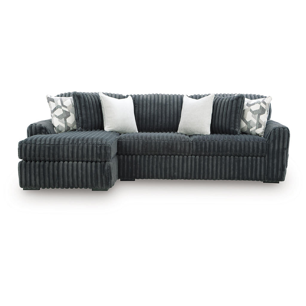 Midnight-Madness 2-Piece Sectional Sofa Chaise Signature Design by Ashley® Living Room