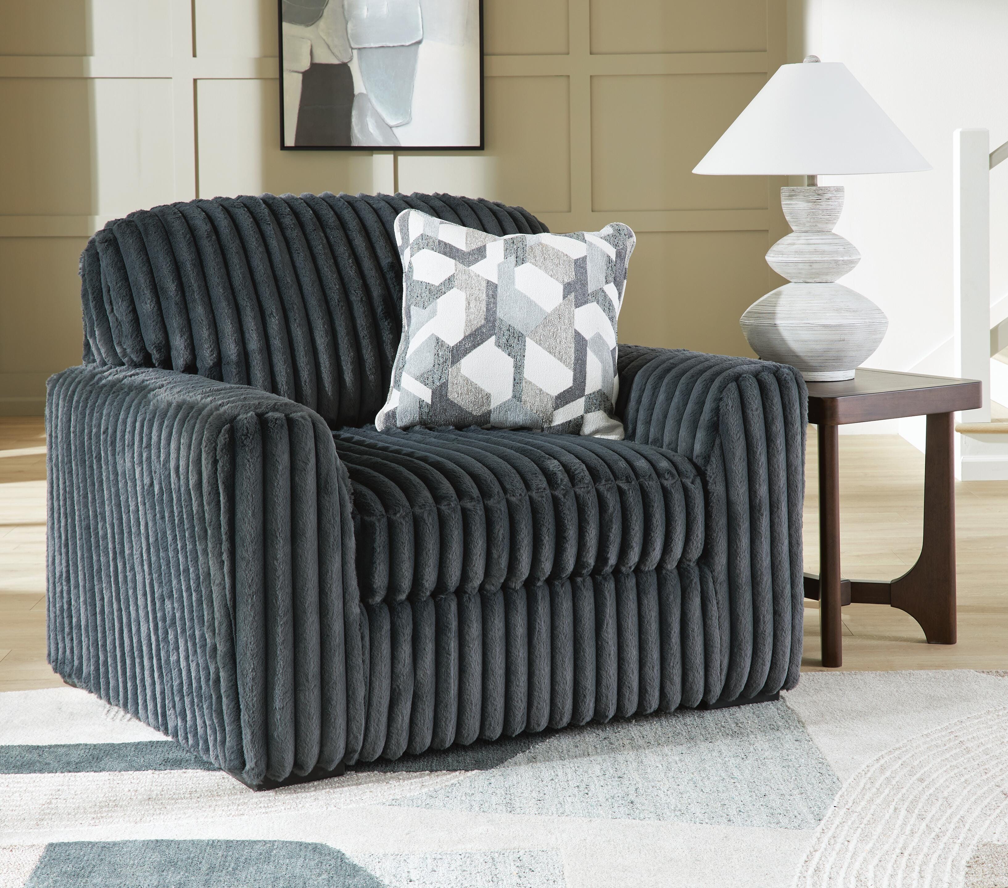 Midnight-Madness Sofa and Oversized Chair — 2-Piece Set Signature Design by Ashley® Living Room