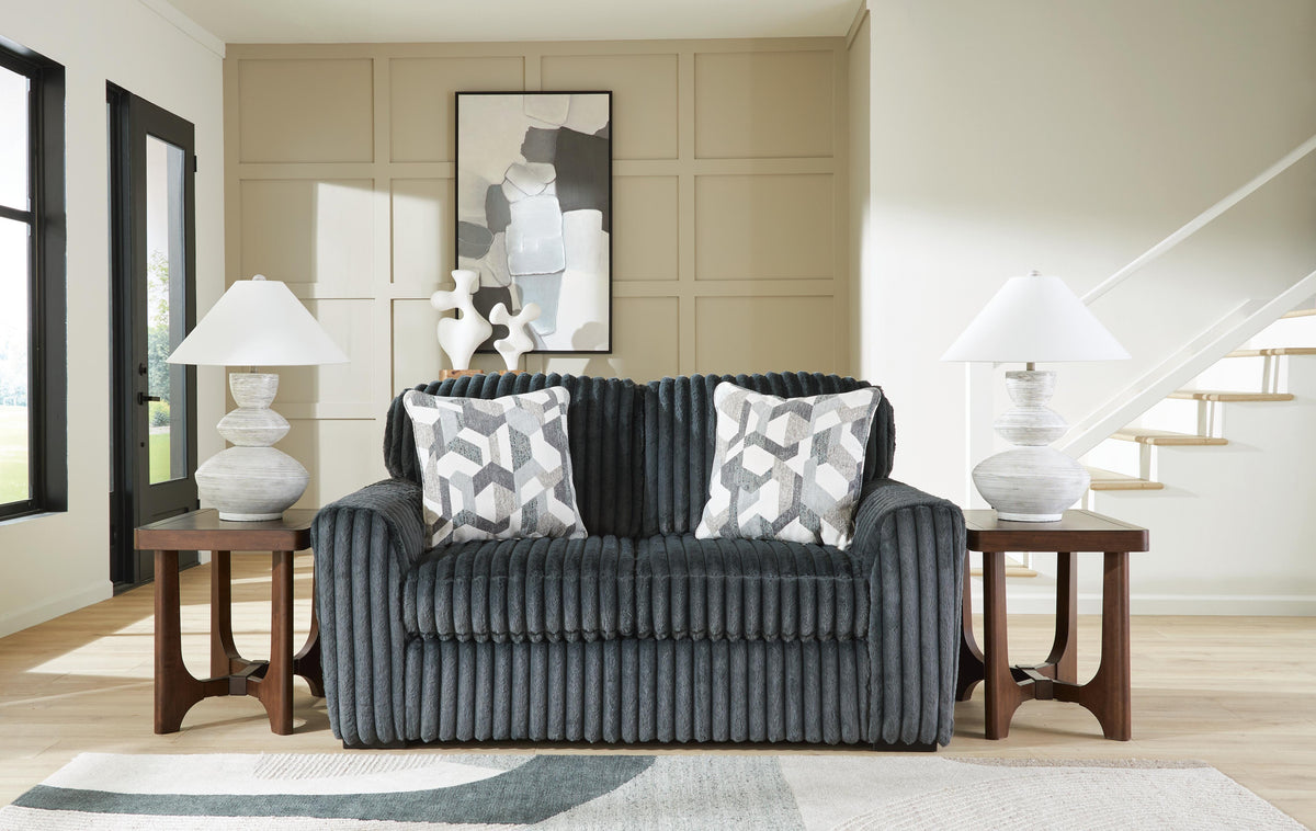 Midnight-Madness Sofa, Loveseat and Oversized Chaise — 3-Piece Signature Design by Ashley® Living Room