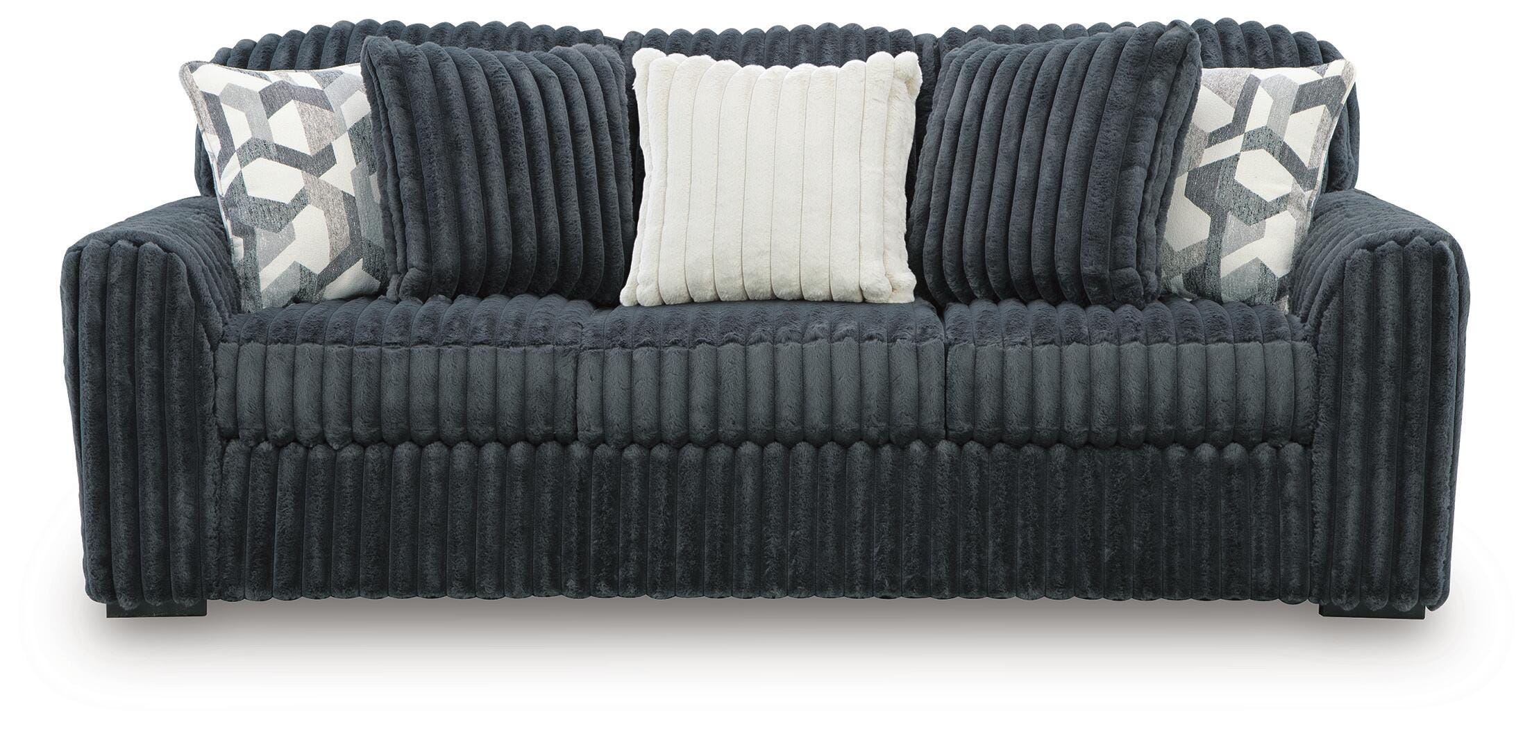 Midnight-Madness Sofa, Loveseat and Oversized Chaise — 3-Piece Signature Design by Ashley® Living Room