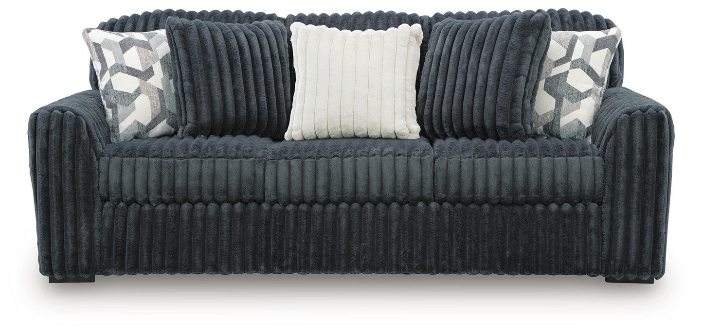 Midnight-Madness Sofa, Loveseat and Oversized Chaise — 3-Piece Signature Design by Ashley® Living Room