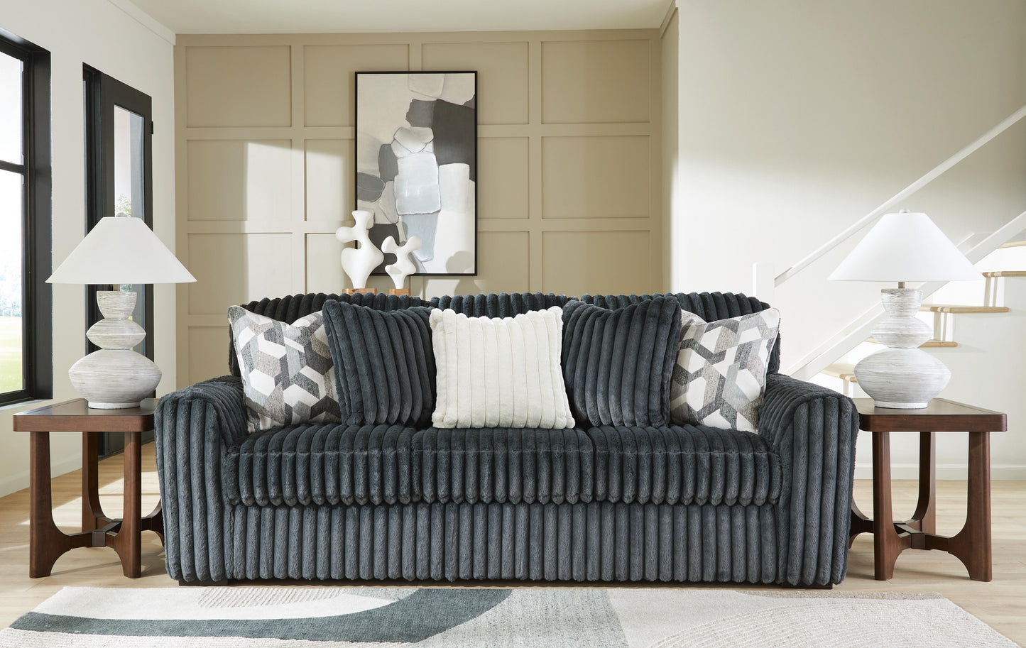 Midnight-Madness Sofa and Oversized Chair — 2-Piece Set Signature Design by Ashley® Living Room
