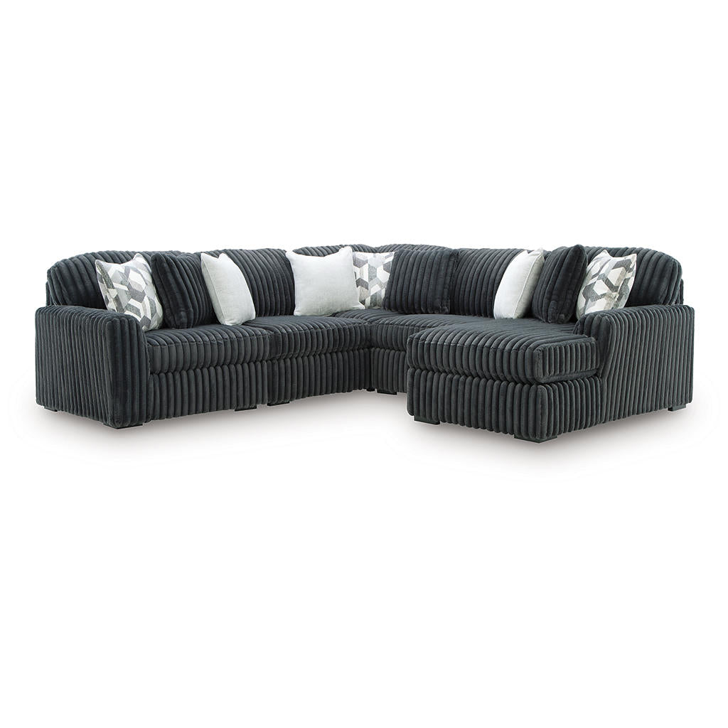 Midnight-Madness 5-Piece Sectional with Chaise Signature Design by Ashley® Living Room