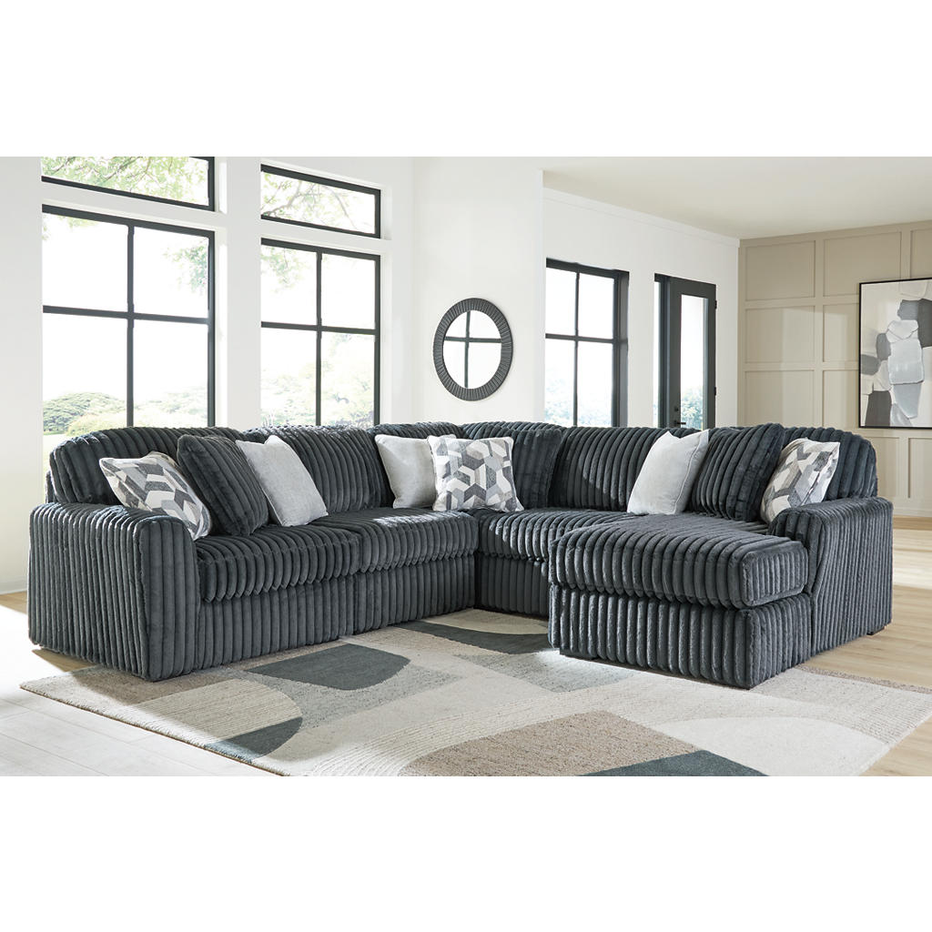 Midnight-Madness 5-Piece Sectional with Chaise Signature Design by Ashley® Living Room
